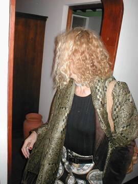 pronta per uscire indovinate dove??????