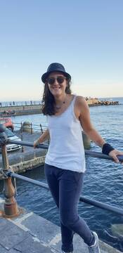 Happiness at the sea